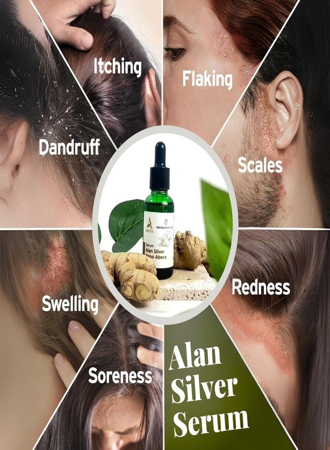 ABERA Alan Silver Serum – Botanical Hydrating Serum for Dry & Sensitive Skin – Nourishes & Moisturizes with Black Ginger, Cedar Oil & Neem – Lightweight Formula for All Skin Types (2 Boxes) - Image 2